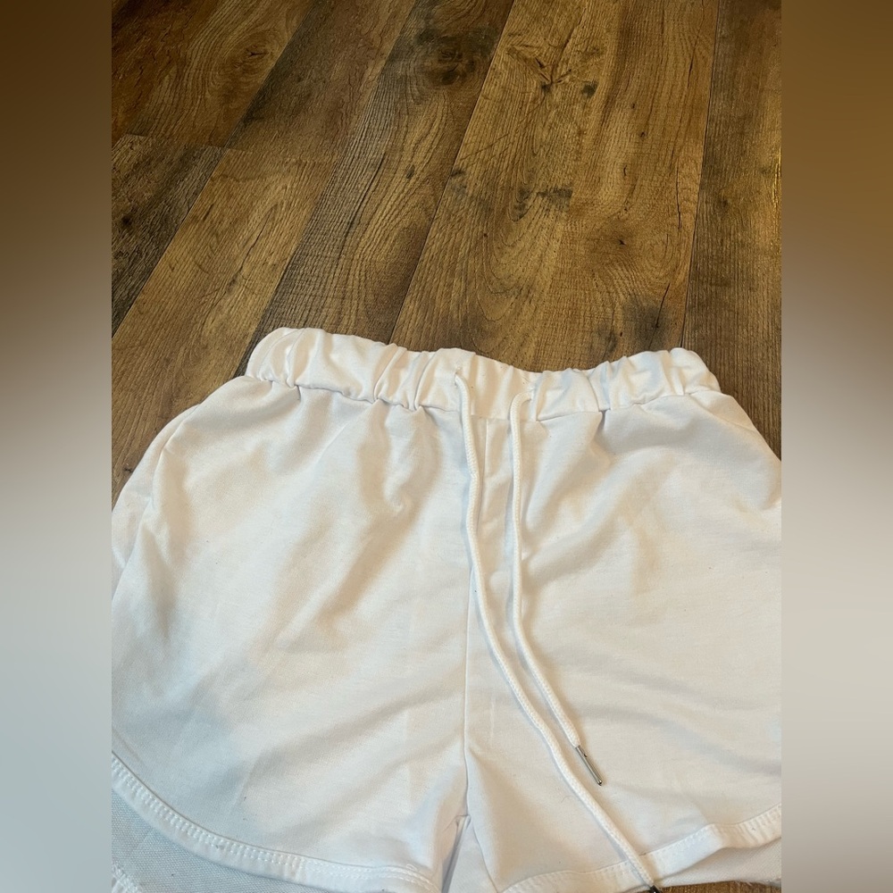 Women's White Shorts